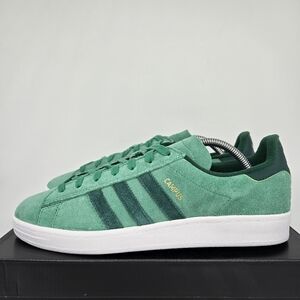 New Adidas Campus ADV 'Court Green' Men's Skateboarding Shoes Size 11.5